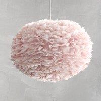 UMAGE Eos large pendant light, light pink feathers