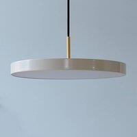 UMAGE LED hanging light Asteria Mini, pearl white/brass, 31 cm