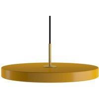 UMAGE LED hanging light Asteria Mini saffron yellow/brass 31 cm