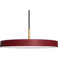 UMAGE Asteria medium LED hanging light brass red