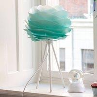 UMAGE Carmina Mini table lamp turquoise/tripod white