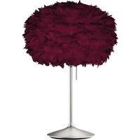 UMAGE Eos medium table lamp red/brushed steel