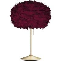 UMAGE Eos mini table lamp red/brass scaffolded
