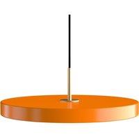 UMAGE LED hanging light Asteria Medium, orange/brass, 43 cm