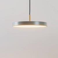 UMAGE LED hanging light Asteria Mini, light green/brass, 31 cm