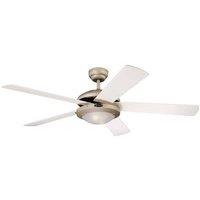 Westinghouse Comet fan titanium, white and maple