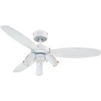Westinghouse Jet Plus fan with light, 3-bulb