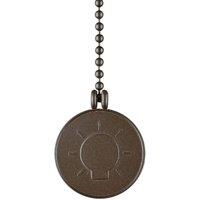 Westinghouse bulb medallion pull chain bronze
