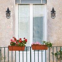 Westinghouse Crestview outdoor wall light, cage