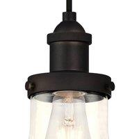Westinghouse 633 pendant light, bronze, clear