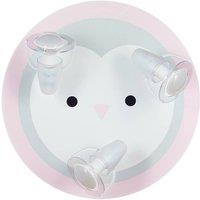 Waldi-Leuchten GmbH Pinguin downlight 3-bulb with edge in pink