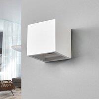 Lindby Freja wall light, white, plaster, G9