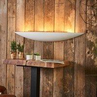 Lindby wall lamp Tommi, white, plaster, 100 cm, E14, paintable