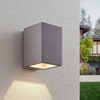 Lindby Cataleya LED outdoor wall light, concrete