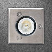 Lucande Kenan LED recessed floor light, IP67, 49 lumens