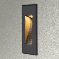 Lucande LED recessed wall light Nuno with indirect light