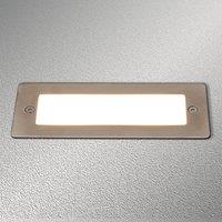 Lucande LED recessed wall light Holly for outside