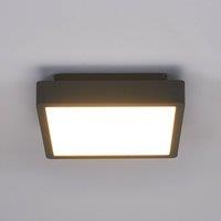 Lucande Angular LED outdoor ceiling light Talea