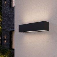 Lucande LED outdoor wall light Tilde, anthracite, aluminium, IP65