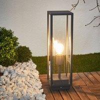 Lucande Annalea pillar light, 50 cm, anthracite, IP54