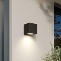 Arcchio Tassnim 12 cm LED outdoor wall lamp, anthracite, IP65