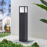 Lucande LED path light Dewari, 65 cm, dark grey, IP54
