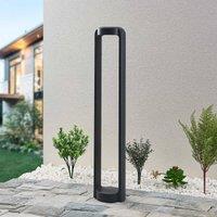 Lucande LED path light Habsa, 80 cm, anthracite, metal