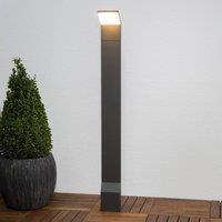 Lucande LED path light Nevio, anthracite, metal, 100 cm