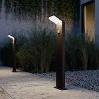 Lucande LED path light Nevio, sensor, 60cm, anthracite