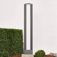 Lucande Jeny LED path lamp, 100 cm, anthracite, aluminium