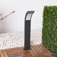 Lucande LED bollard light Juvia, 60 cm, anthracite, IP54