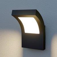 Arcchio Advik IP65 LED outdoor wall light, anthracite, metal
