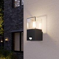 Lucande Keke LED outdoor wall light with sensor