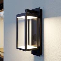 Lucande LED outdoor wall lamp Ferdinand, anthracite Speaker