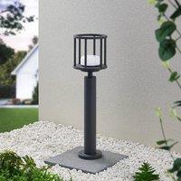 Lucande Berenice path light, 60 cm, dark grey, metal, GX53