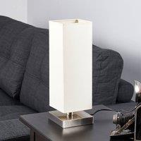 Lindby Martje - white table lamp with an E14 bulb