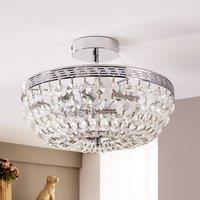 Lindby Sparkling crystal ceiling light Mondrian