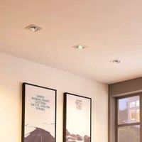 Arcchio recessed downlight Sophia, aluminium, angular