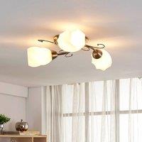 Lindby Ceiling lamp Amedea with a romantic design