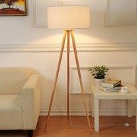 Lindby Tripod fabric floor lamp Charlia