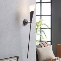 Lindby Rusty brown wall torch Estelle