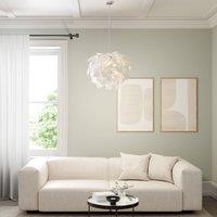 Lindby Large hanging light Maple with leaf decoration
