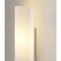 Lindby Ophelia wall light, height 39 cm, white, glass
