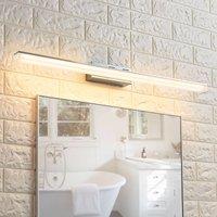 Lucande LED bathroom wall light Julie, 75cm, chrome, metal, IP44