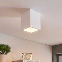 Lindby Square plaster downlight Natalie