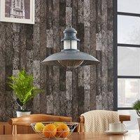 Lindby Pendant lamp Louisanne, grey, industrial style