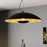 Lindby pendant light Emilienne, black, gold-coloured, 60 cm