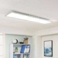 Arcchio LED panel Lysander, 50W, CCT, 119cm, silver