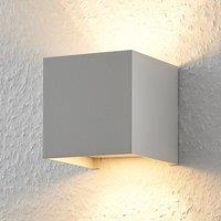 Arcchio Zuzana wall light, angular, white, G9, 9.7 cm wide