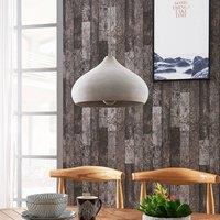 Lindby pendant light Morton, 29 cm, grey, concrete, E27